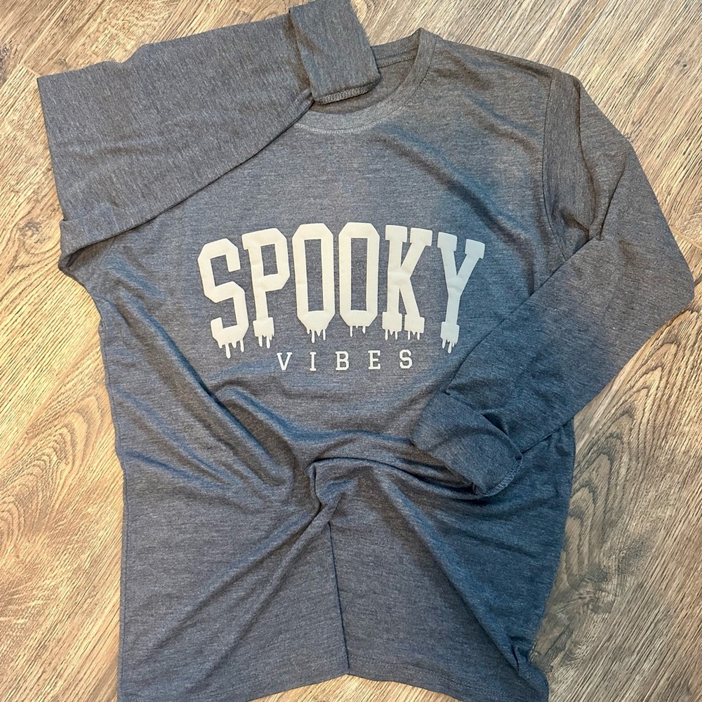 Spooky Vibes long sleeve tee